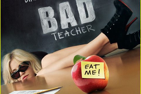cameron diaz bad teacher poster. cameron-diaz-ad-teacher-