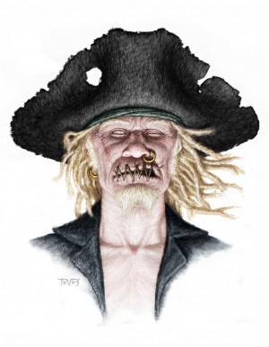 Zombies Piratas en Aguas Misteriosas con viento a la Michael Jackson