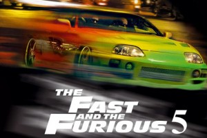 Primer poster de Rapidos y Furiosos 5in Control • Cinergetica