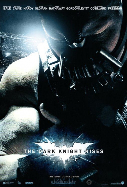 Bane llega en el nuevo póster de El Caballero de la Noche Asciende •  Cinergetica