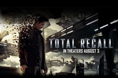 total recall colin farrell poster