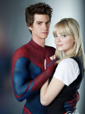 emma stone andrew garfield spiderman gwen
