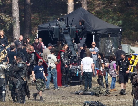 thor dark world filmacion