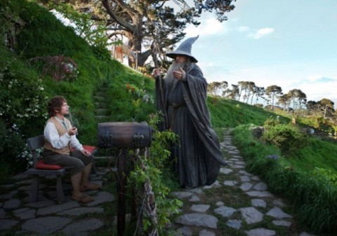 bilbo gandalf hobbit viaje inesperado