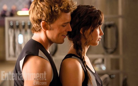 sam claflin jennifer lawrence en llamas juegos hambre