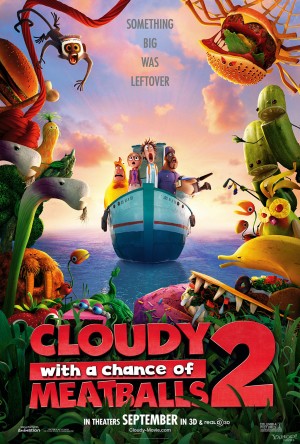 la lluvia de hamburguesas 2 poster