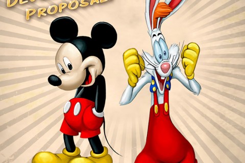 mickey mouse roger rabbit the stooge