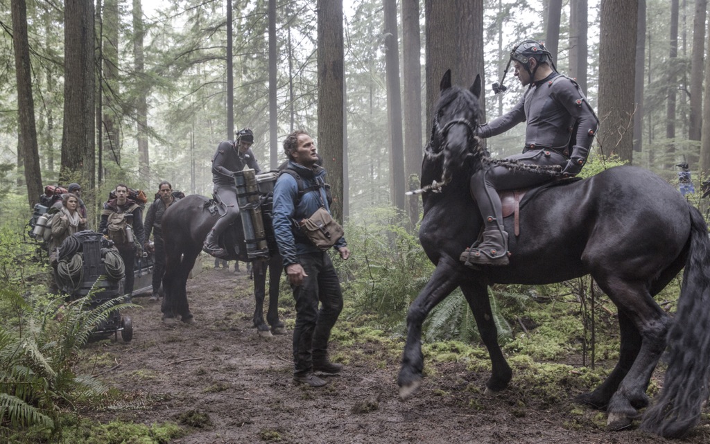 changos a caballo dawn of the planet of the apes