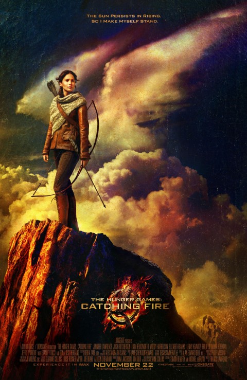 juegos del hambre en llamas katniss everdeen poster