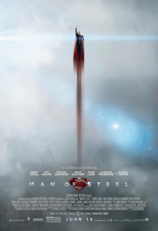 hombre de acero poster superman