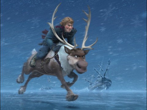 kristoff sven frozen aventura congelada