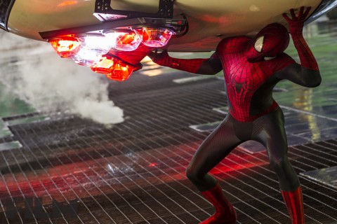 amenaza de electro spiderman andrew garfield