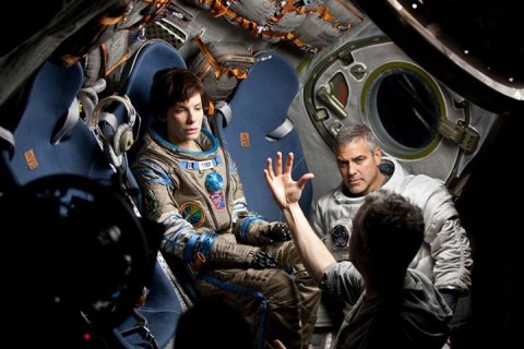 bullock clooney cuaron gravedad