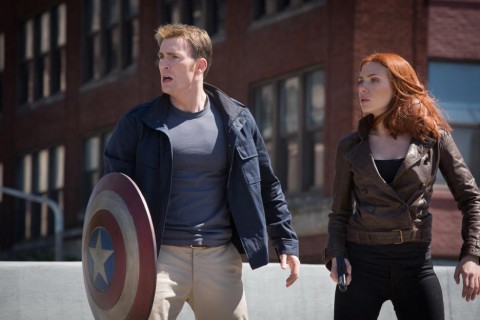 chris evans scarlett johansson capitan america soldado del invierno