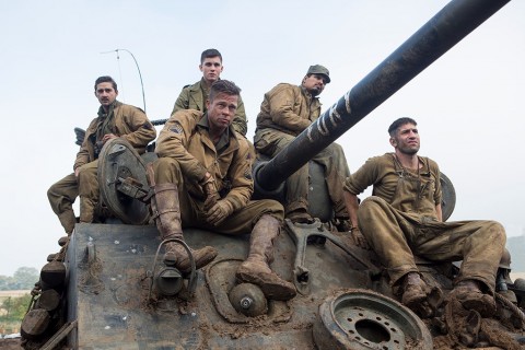fury elenco brad pitt logan lerman shia labeouf