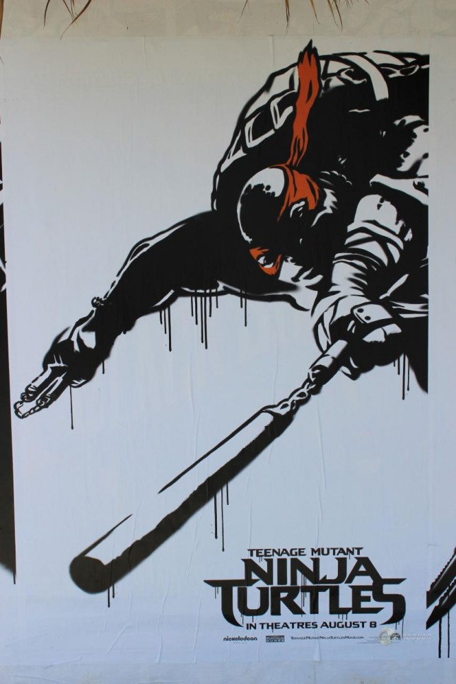 tortugas ninja arte urbano mike johnston