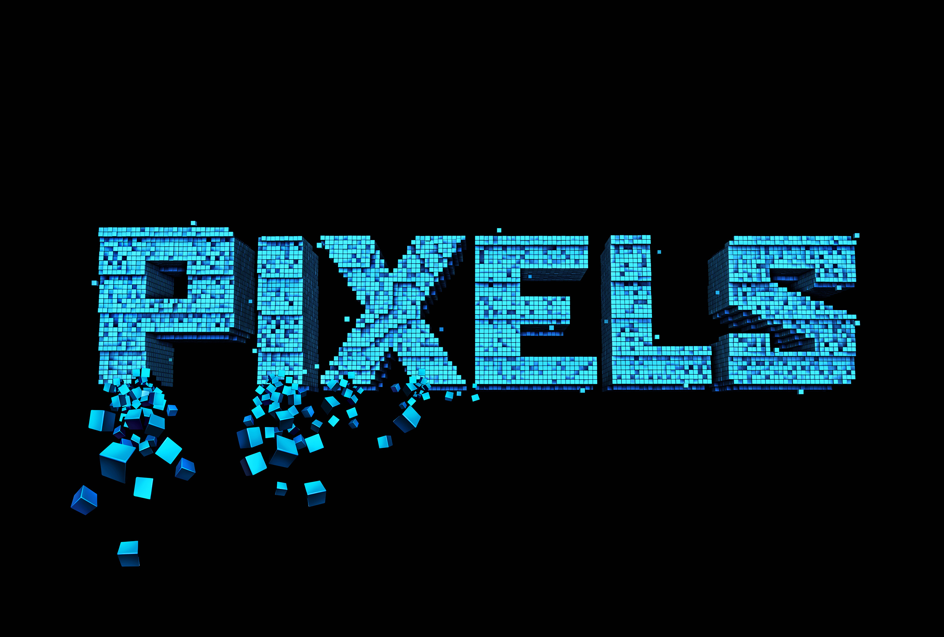 pixels logo pelicula
