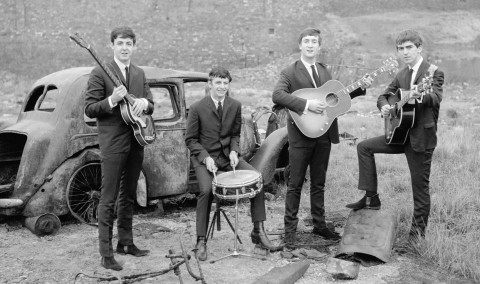the beatles playing live