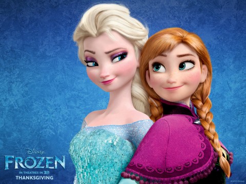 elsa anna wallpaper frozen