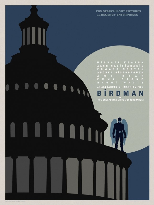 birdman poster flat