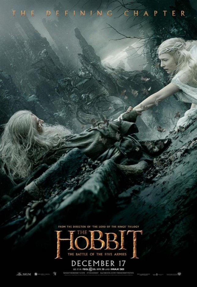 hobbit batalla cinco ejercitos gandalf galadriel