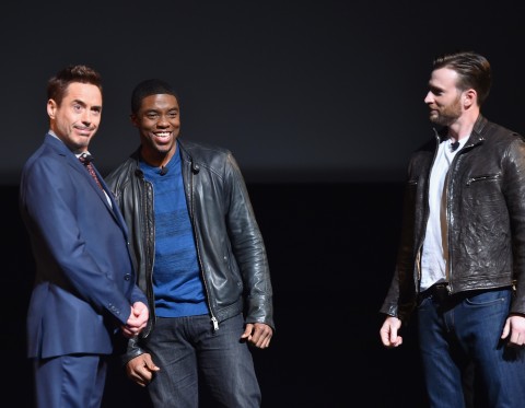 marvel studios fan event evans downey boseman