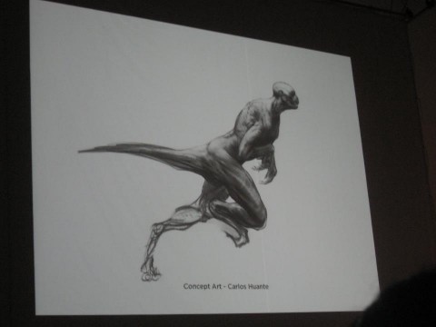 dinohumanos jurassic park 4 arte conceptual