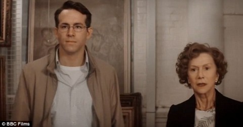 ryan reynolds woman in gold