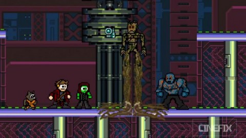 guardianes de la galaxia 8 bit