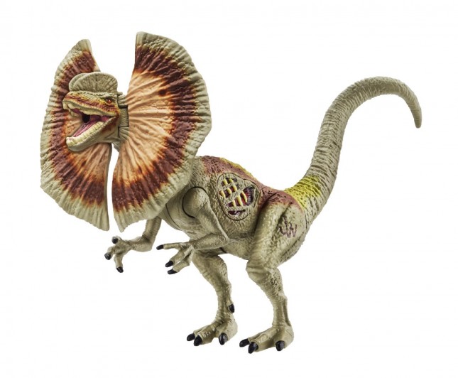 jurassic world juguete Dilofosaurio
