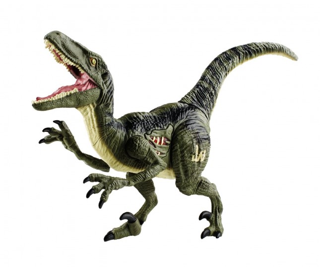 jurassic world juguete Raptor electrónico