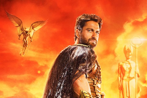 gerard butler dioses egipto set