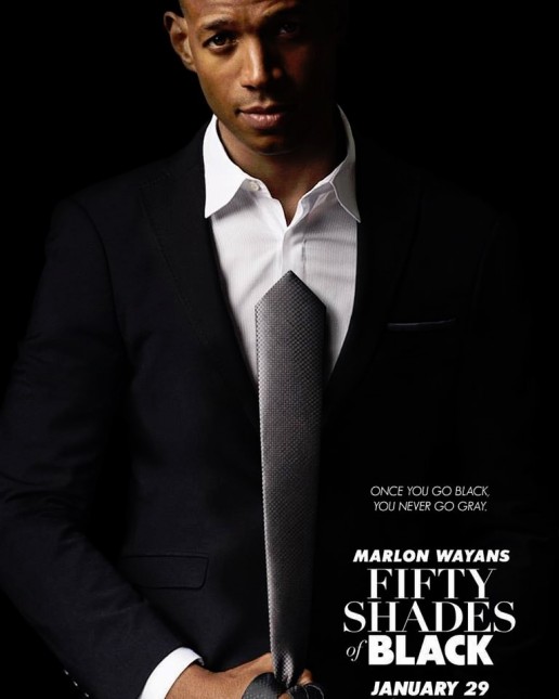 fifty shades of black poster