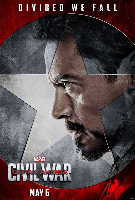 iron man capitan america civil war poster
