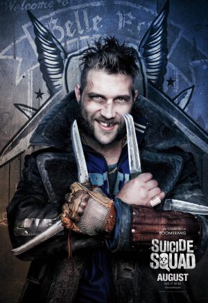 capitan boomerang jai courtney poster escuadron suicida