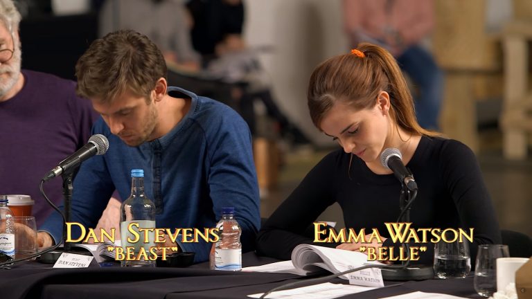bella bestia dan stevens emma watson