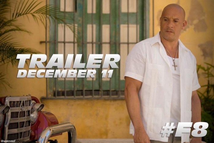 Vin Diesel da a conocer la fecha para el Trailer de Fast 8
